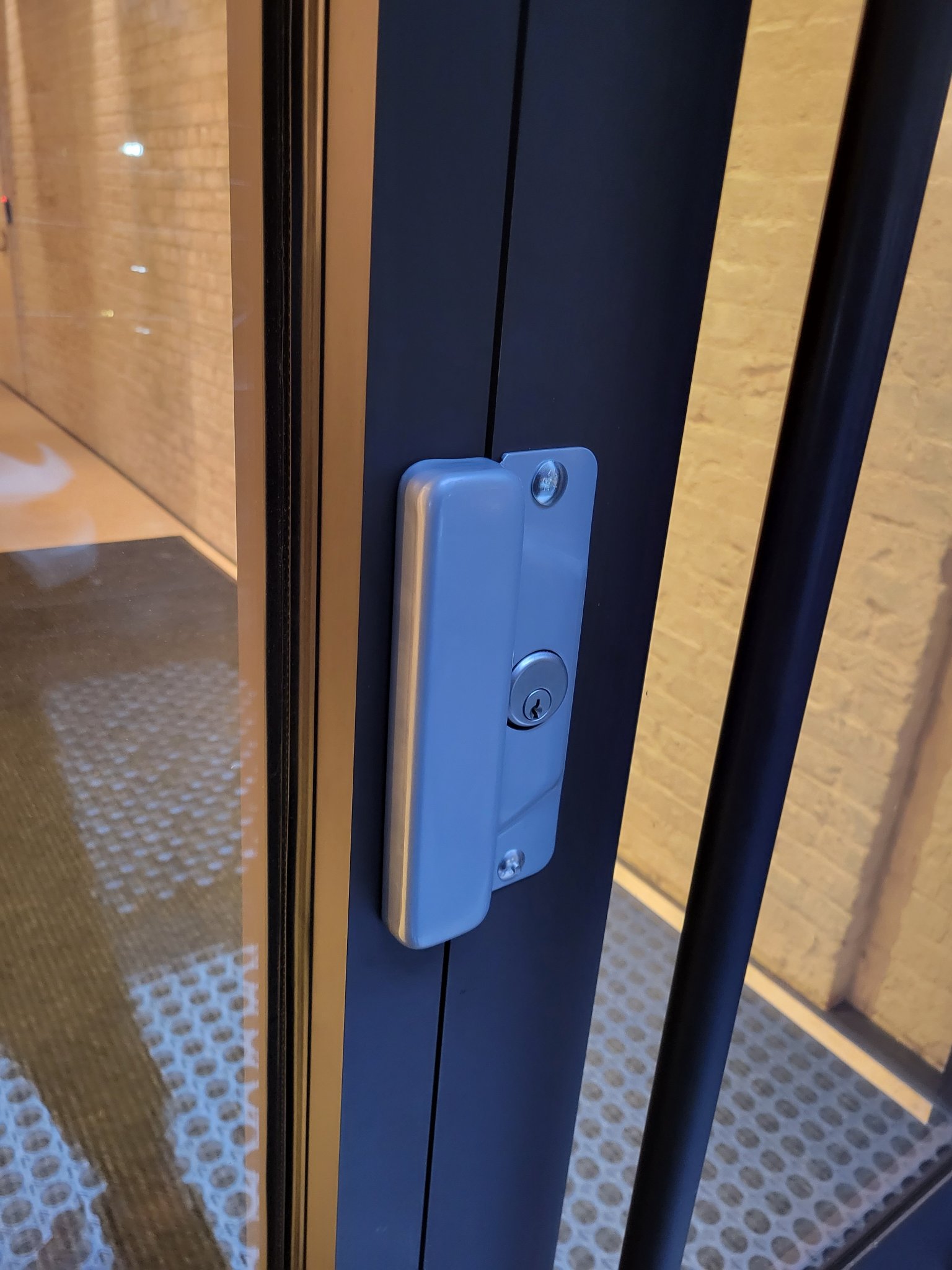 Sliding glass door lock
